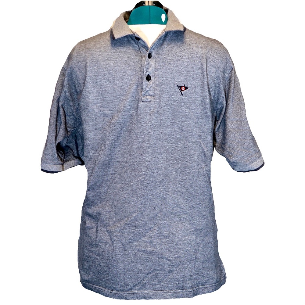 BOAST Men’s Gray Golf Polo Shirt Size Large Made in USA